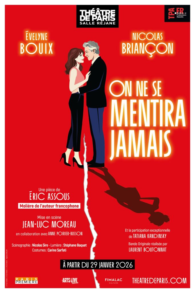 On ne se mentira jamais affiche Théâtre de Paris