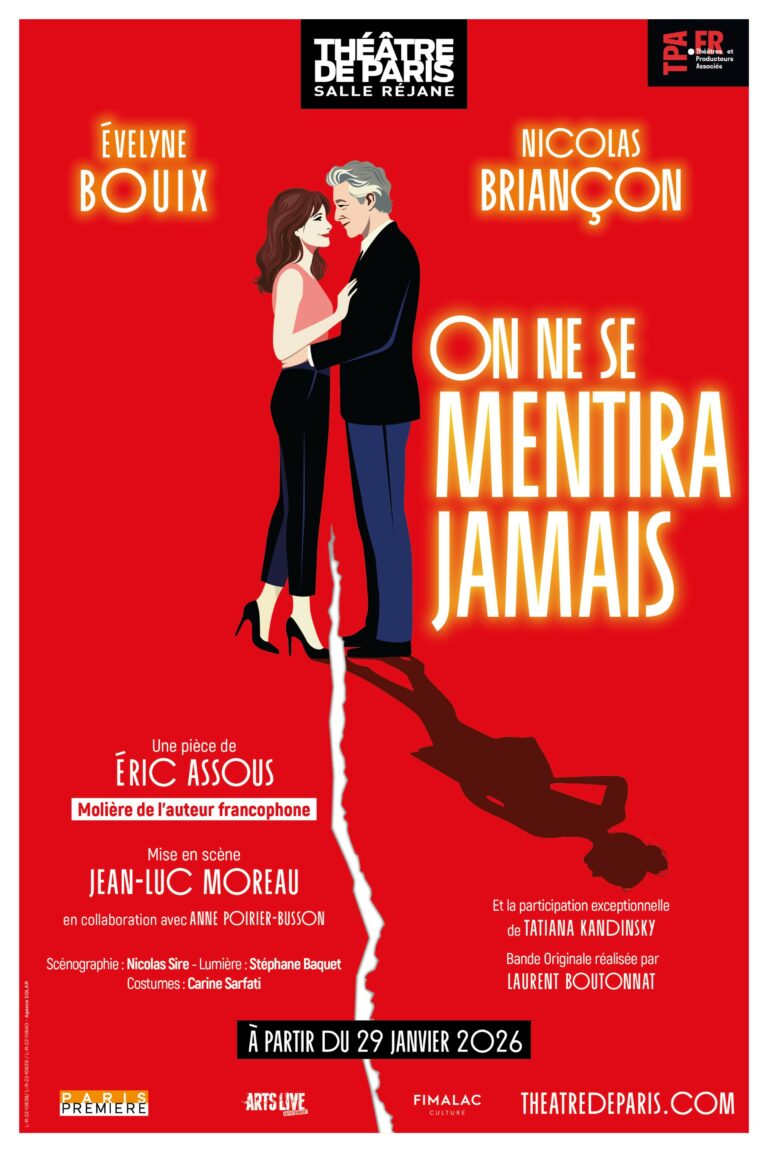 On ne se mentira jamais affiche Théâtre de Paris