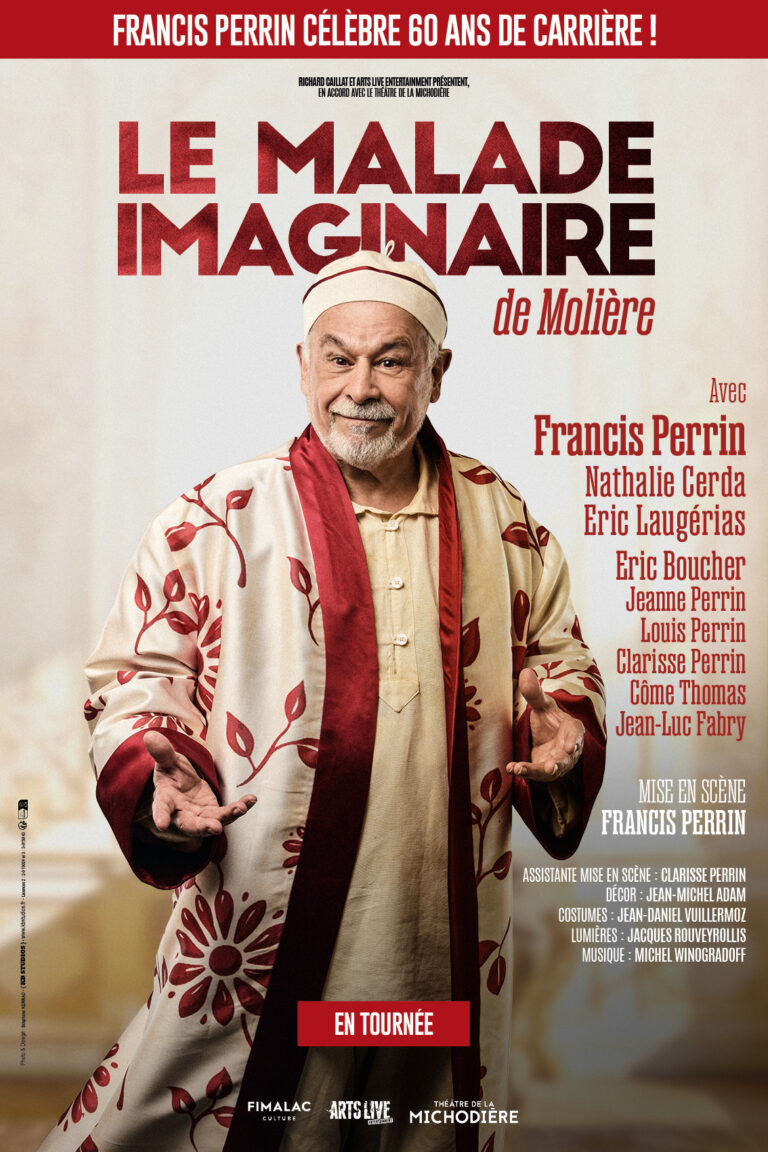 Le Malade Imaginaire affiche tournée